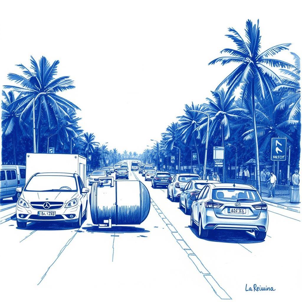 Une bouteille de gaz abandonnée perturbe la circulation à Saint-André