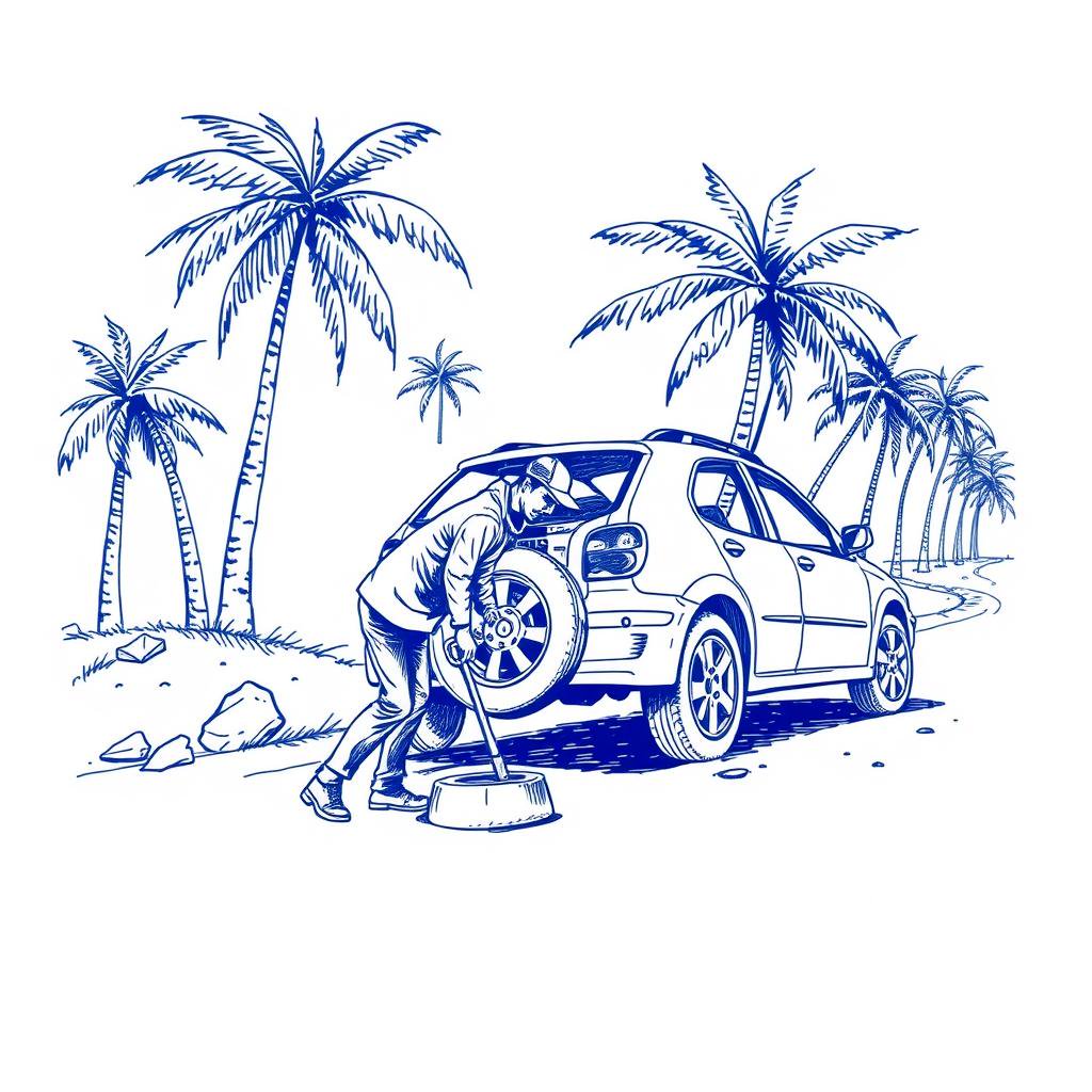 Besoin d'aide pour changer une roue de secours