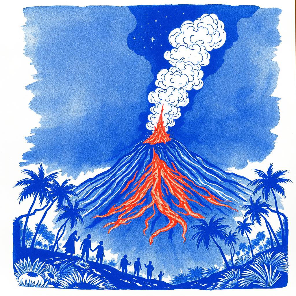 Éruption du Piton de la Fournaise : la coulée de lave approche de la route nationale 2