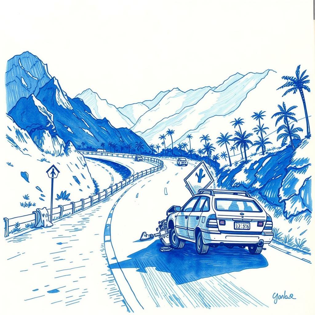 Accident et perturbations de circulation à la Ravine des Chèvres