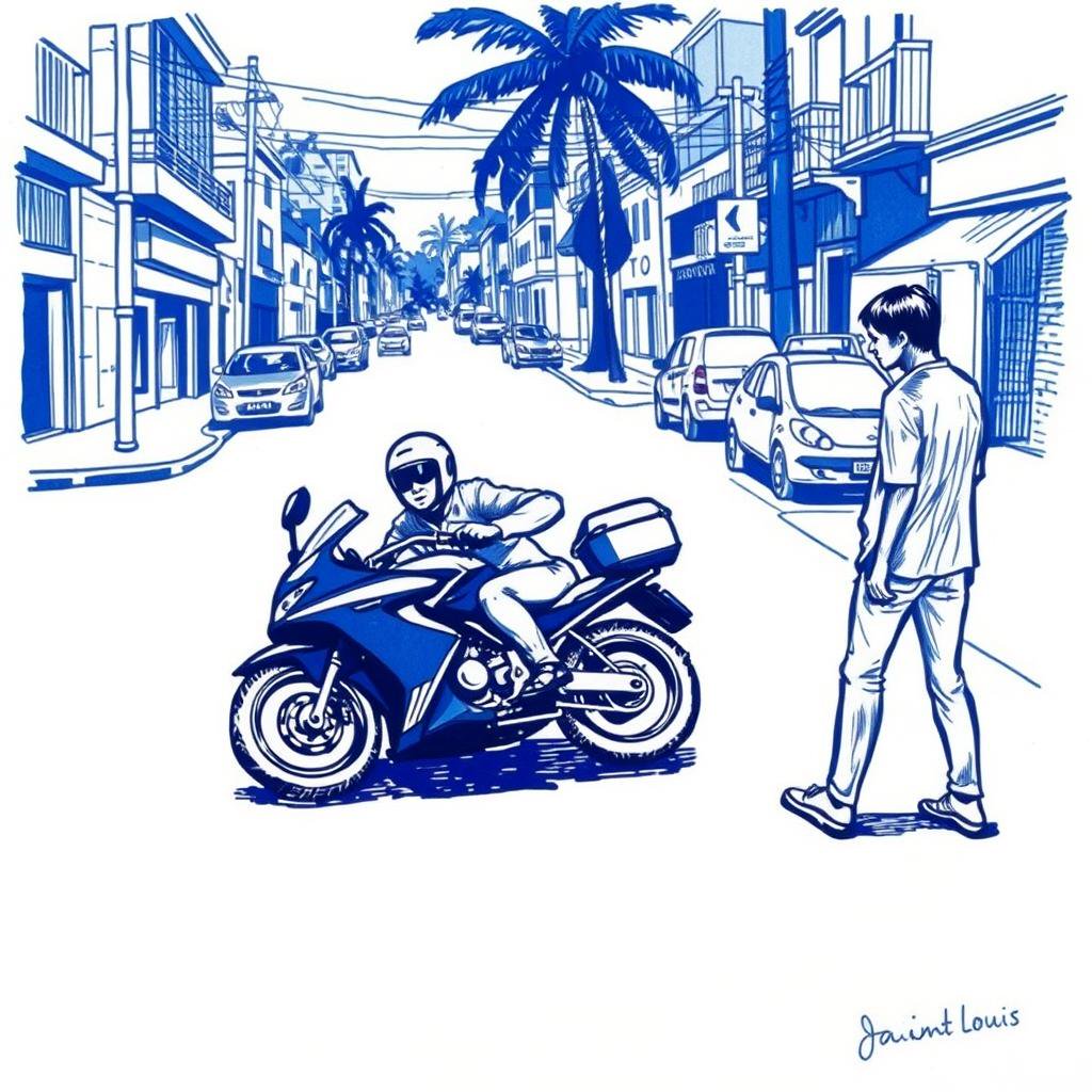 Témoin recherché pour accident de moto à Saint-Louis