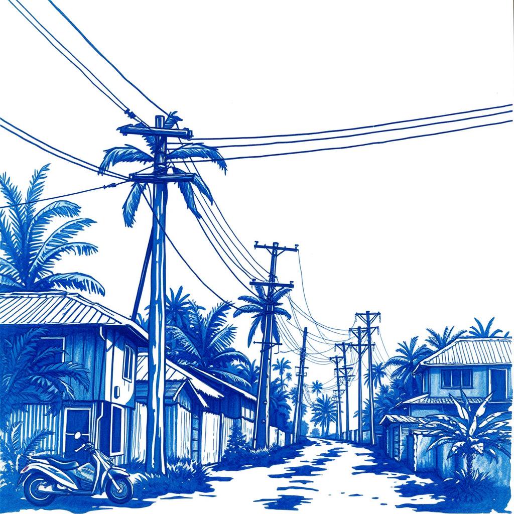 Coupure d'électricité à la Cité RN4 au Port