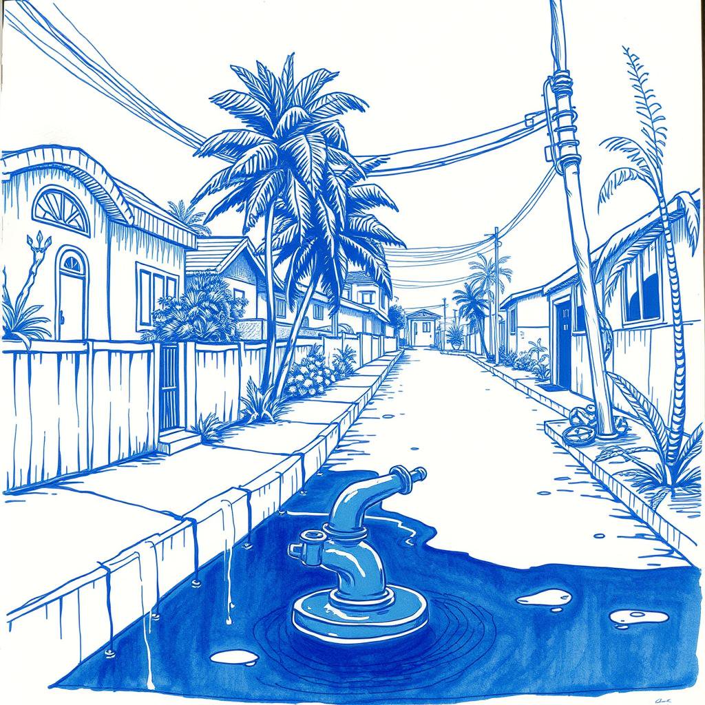 Fuite d'eau non réparée à Terrasse-Ferry