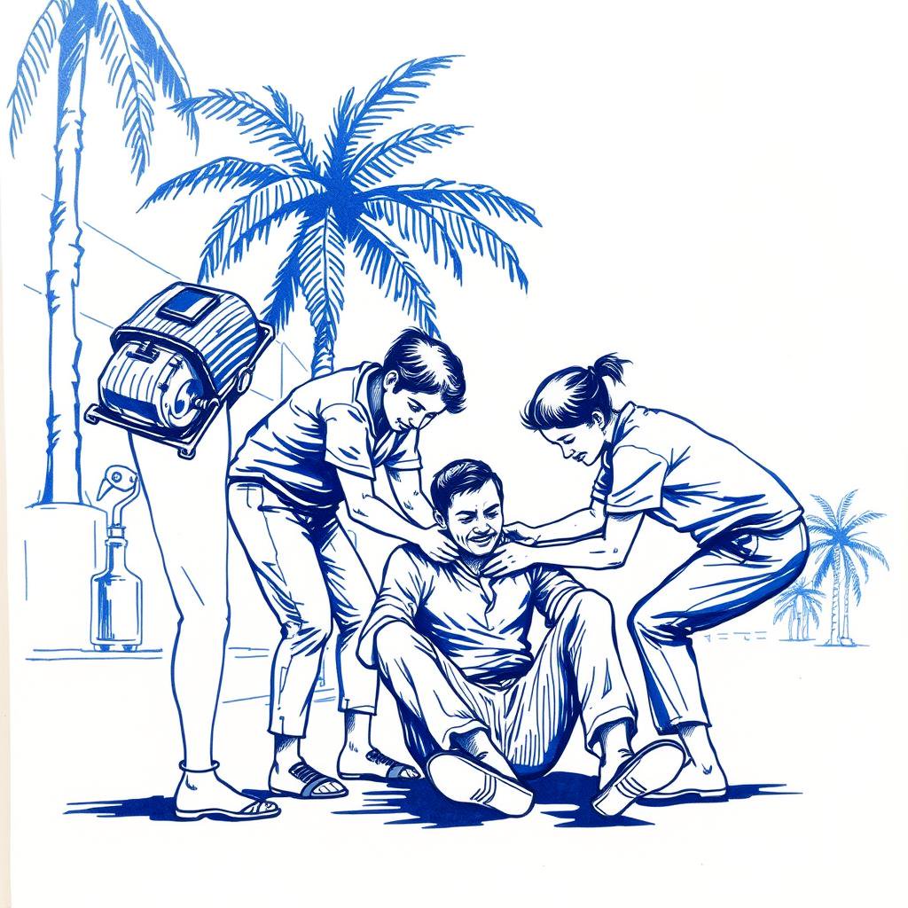 Soutien inattendu lors d'un malaise à Saint-Pierre