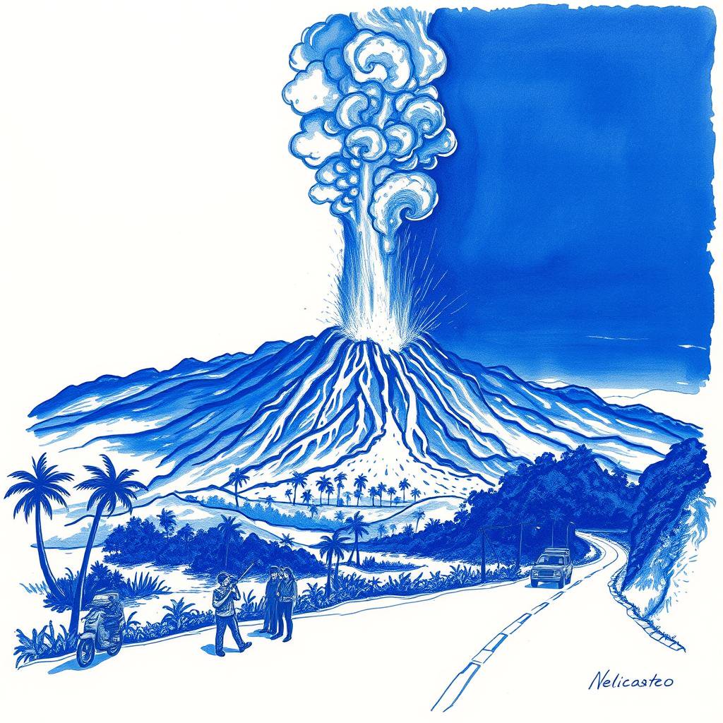 Éruption volcanique à La Réunion : la lave touche la route nationale 2