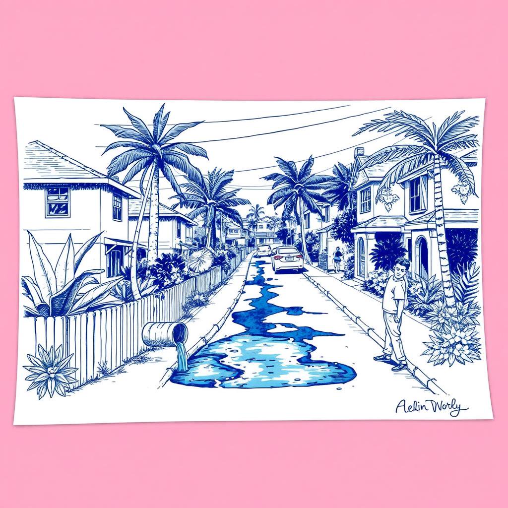 Fuite d'eau persistante à Terrain Fleuri