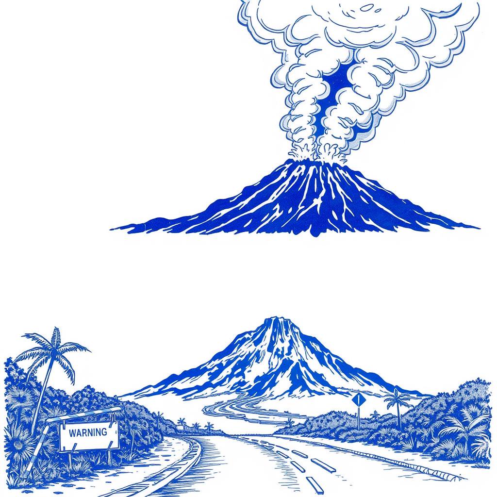 Nouvelle coulée de lave impressionnante au Piton de la Fournaise et perturbation des transports scolaires