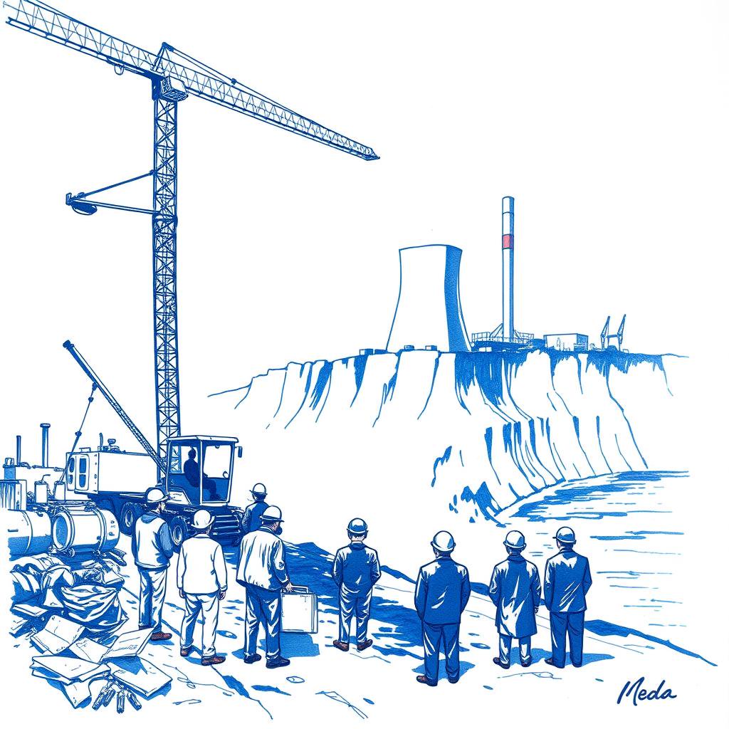 Emmanuel Macron lance le chantier des deux premiers EPR2 à Penly, un projet nucléaire ambitieux pour 2038