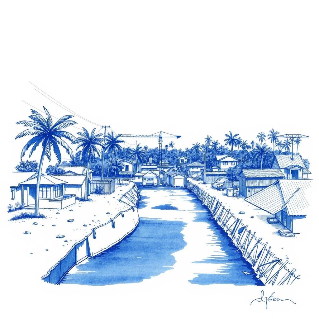 Problème d'inondation et de construction illégale à Karatib