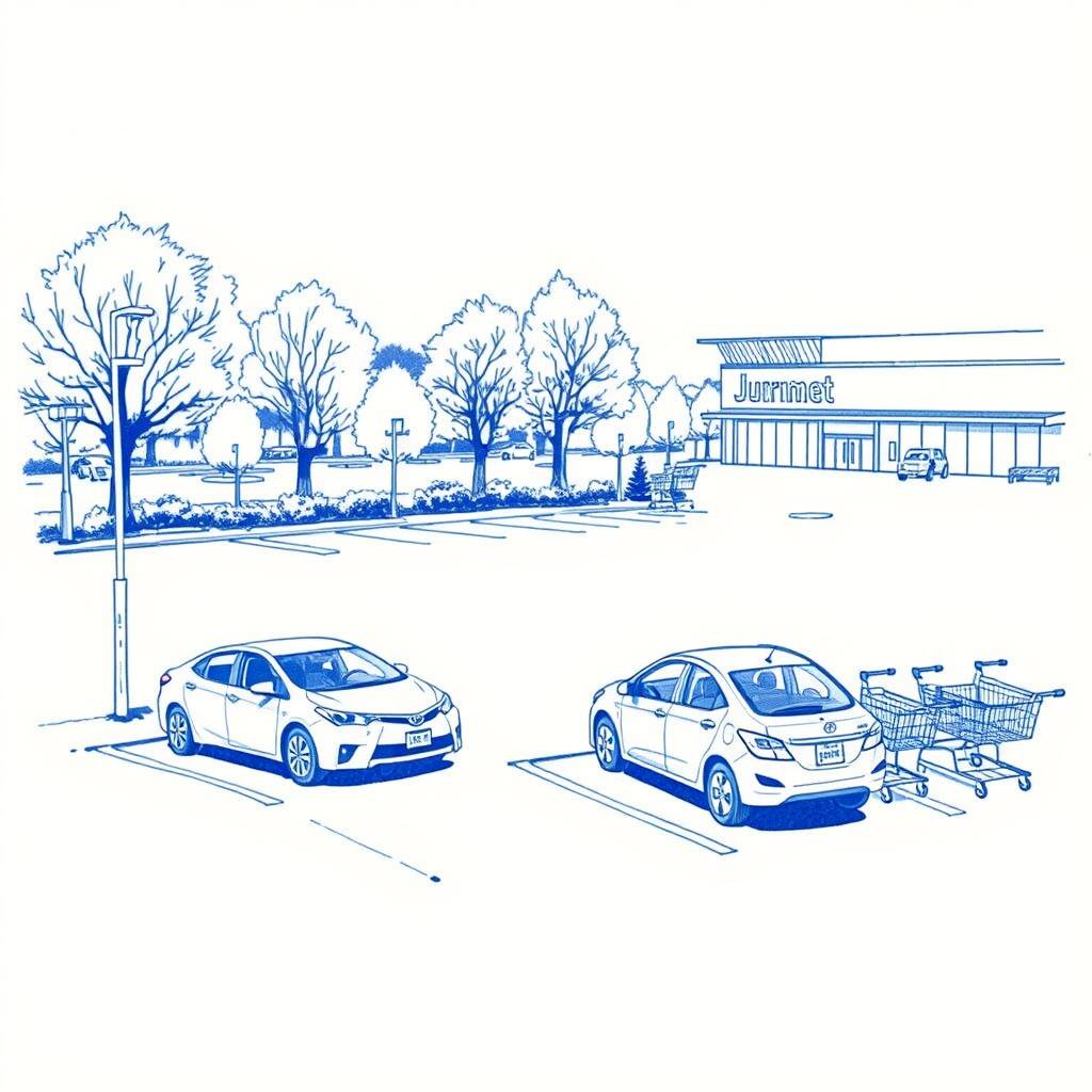 Vol d'une Toyota Corolla sur le parking de Carrefour Saint-Denis à La Réunion