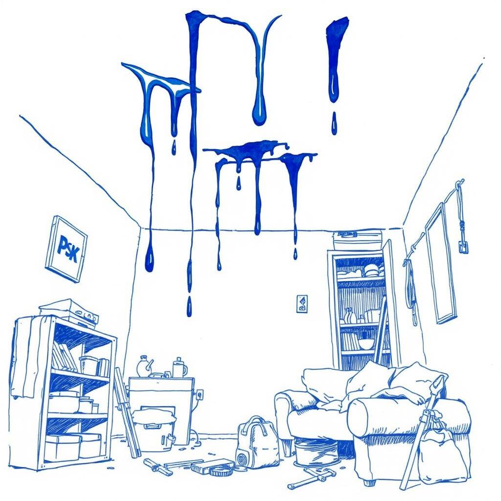 Infiltrations d'eau répétées dans un logement social