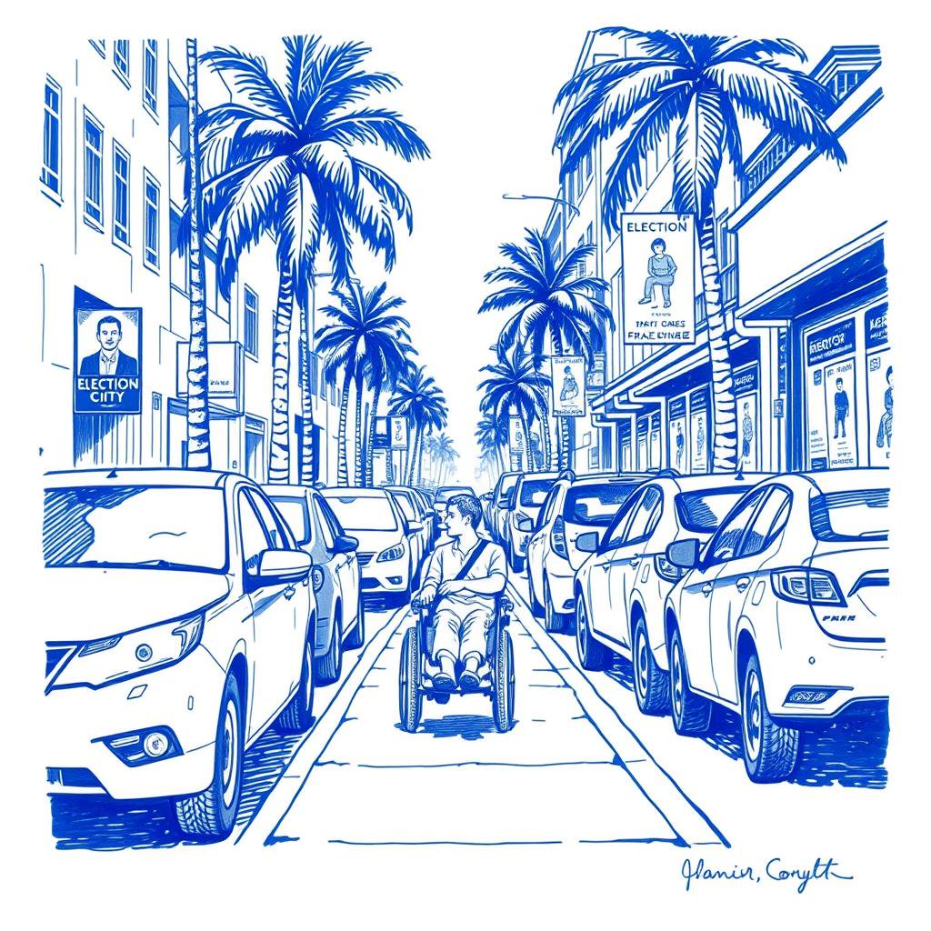 Problème de stationnement à Saint-Pierre pendant les élections