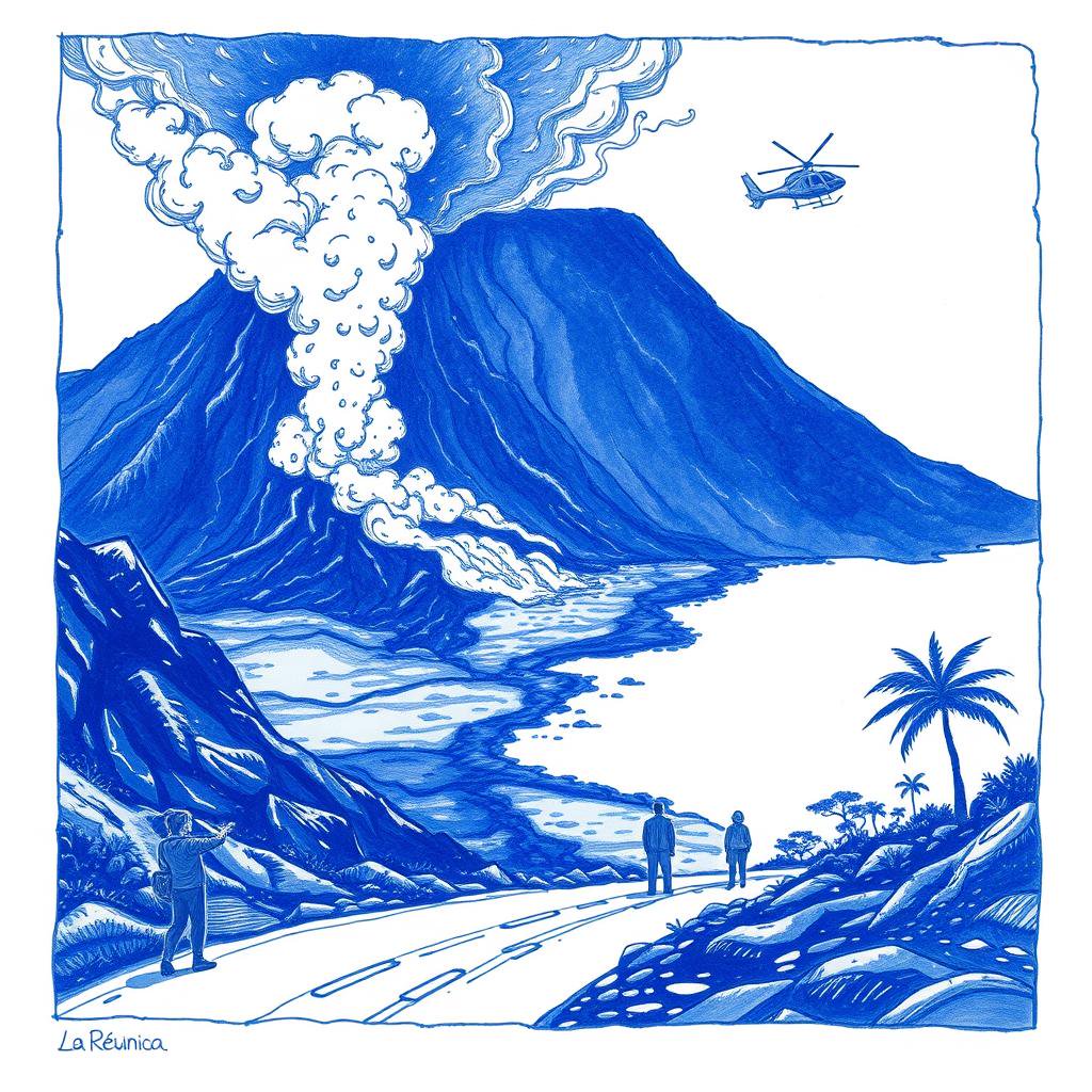 Éruption volcanique sur la route des Laves : le préfet ouvre l'accès aux coulées