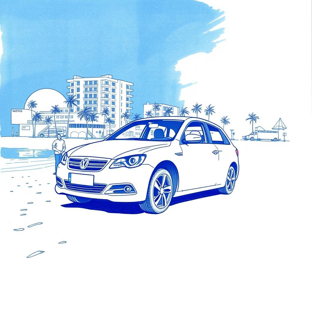 Clé de voiture perdue à la plage des Yalou