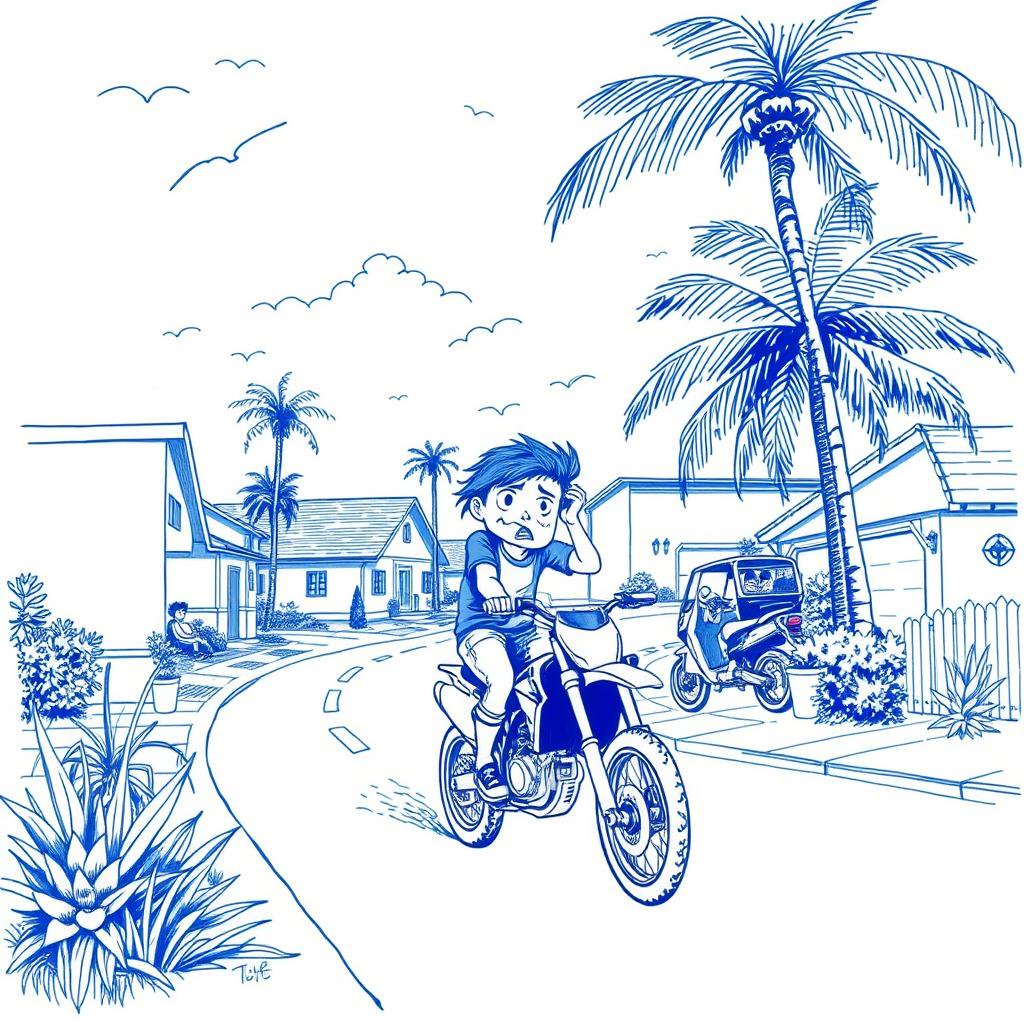 Tensions locales à La Réunion : un riverain interpelle un jeune en motocross pour nuisances sonores