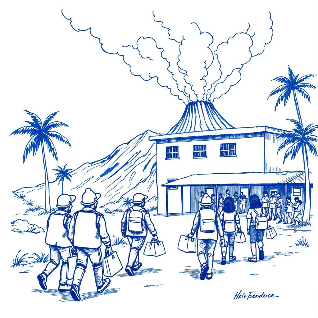 Témoignage sur l'éruption volcanique de 1977