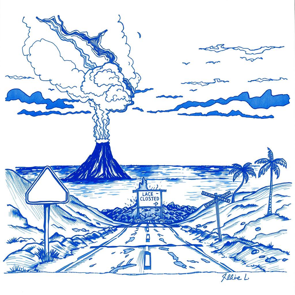 Éruption volcanique à La Réunion : la coulée de lave approche de l'océan et perturbe les déplacements