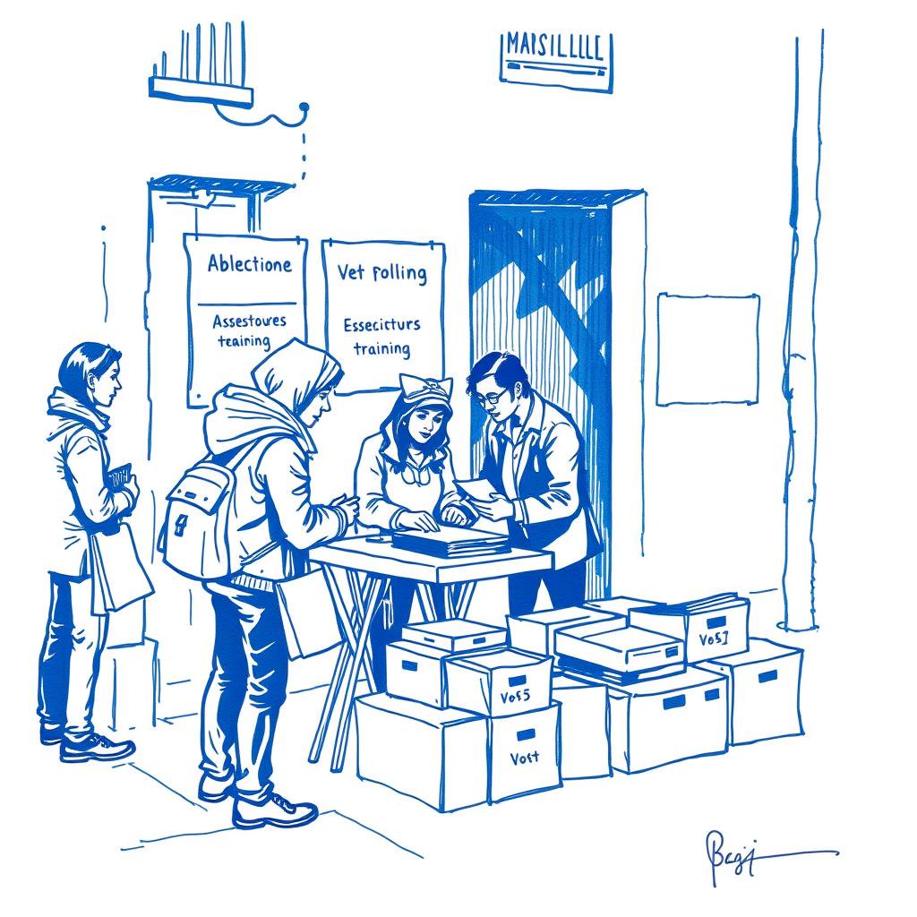 Préparation intensive des assesseurs pour les élections à Marseille