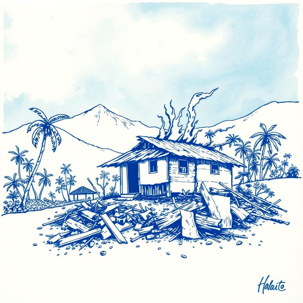 Maison détruite par un incendie au Tevlav, besoin de soutien pour Héléna