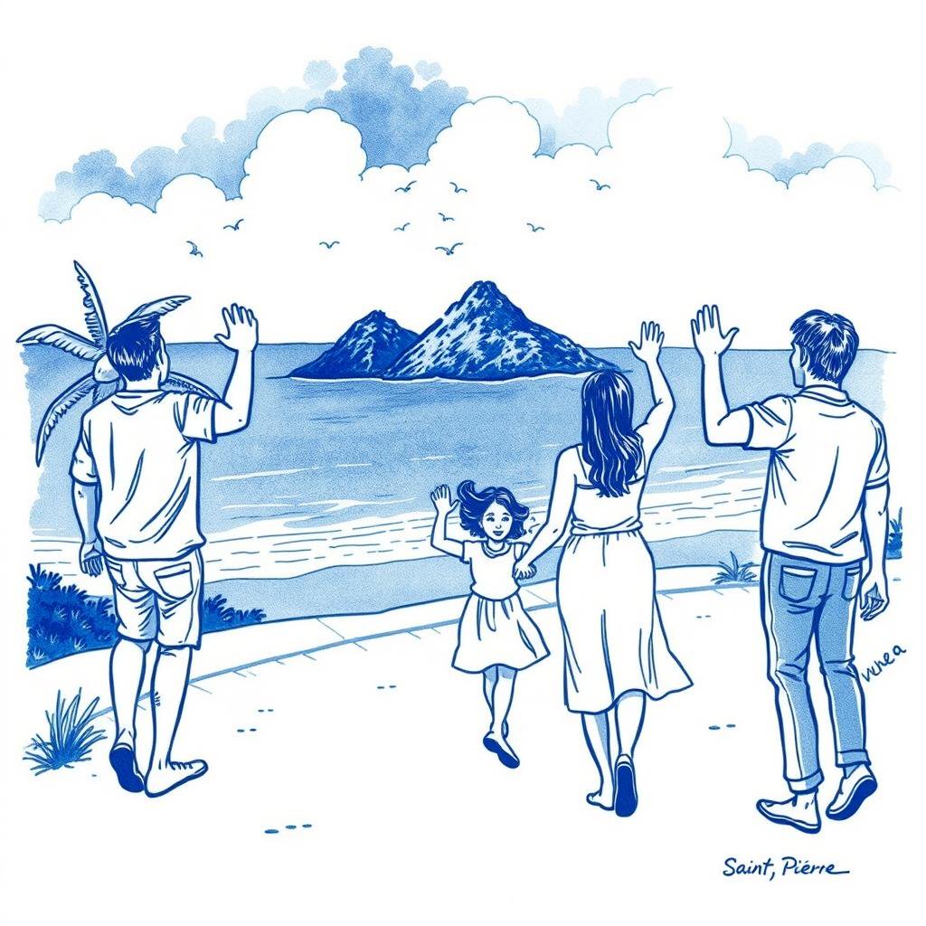 Coucou familial à Saint-Pierre et Plateau Caillou