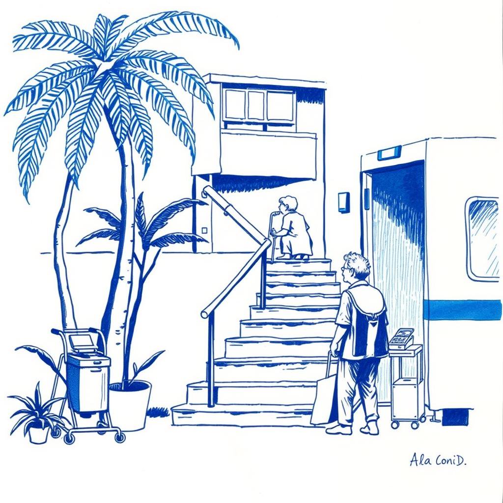 Besoin urgent d'une ambulance pour M. Fontaine à Saint-Benoît