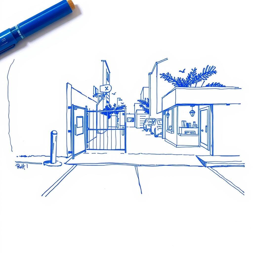 Clé de portail perdue près du parking Saint-Pierre