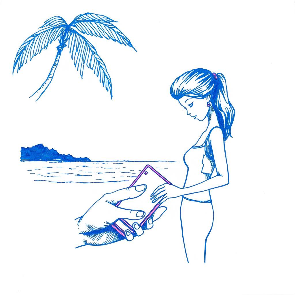 Portefeuille rose et blanc Rip Curl perdu à Saint-Leu