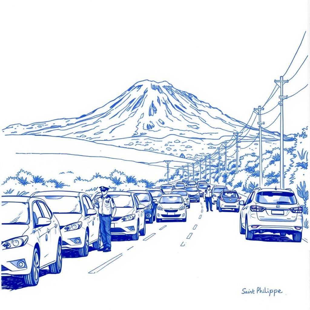 Stationnement anarchique à Saint-Philippe : 8 véhicules verbalisés et enlevés