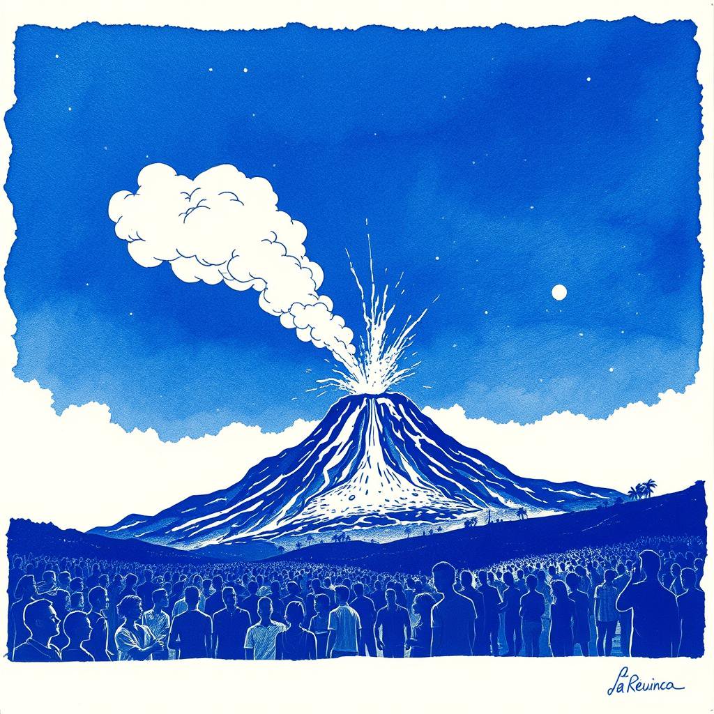 L'éruption du Piton de la Fournaise se poursuit mais la coulée de lave ralentit