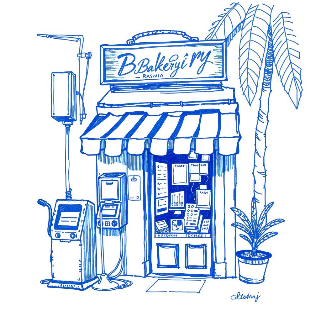 Téléphone retrouvé devant la boulangerie Le Castel à Saint-Denis