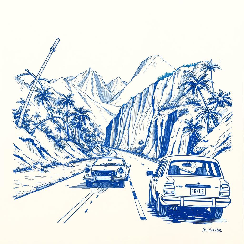 SOS panne de voiture à la Ravine des Chèvres