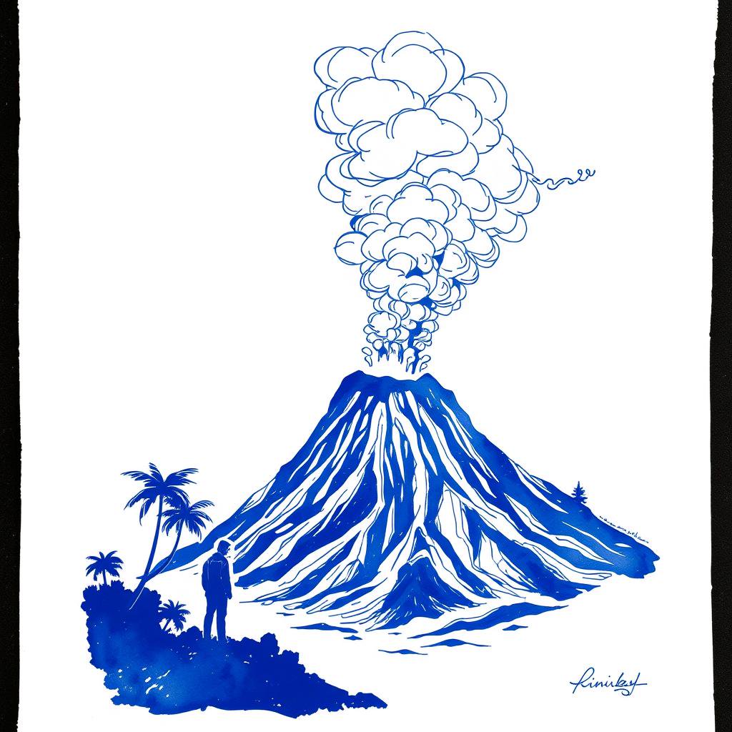 Réflexion sur la cohabitation avec le volcan