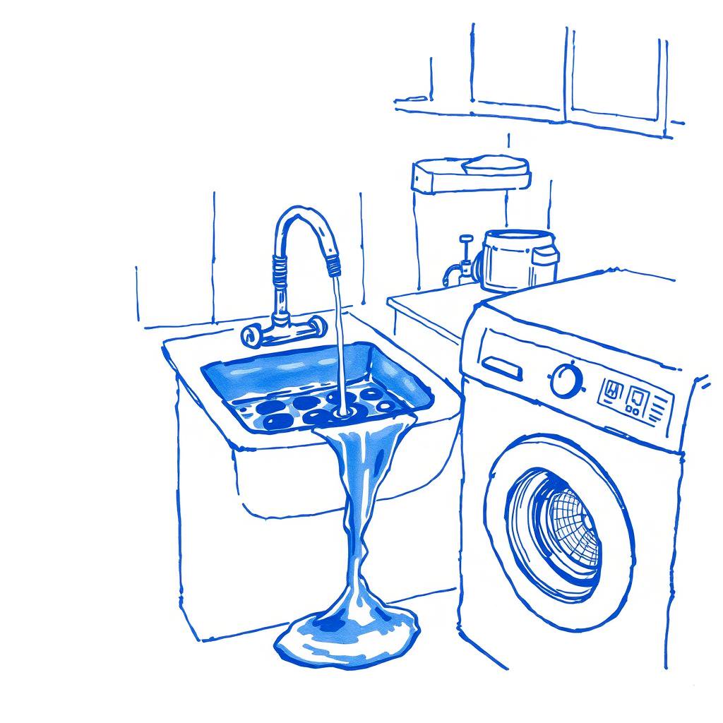Problème de refoulement d'eau dans un appartement