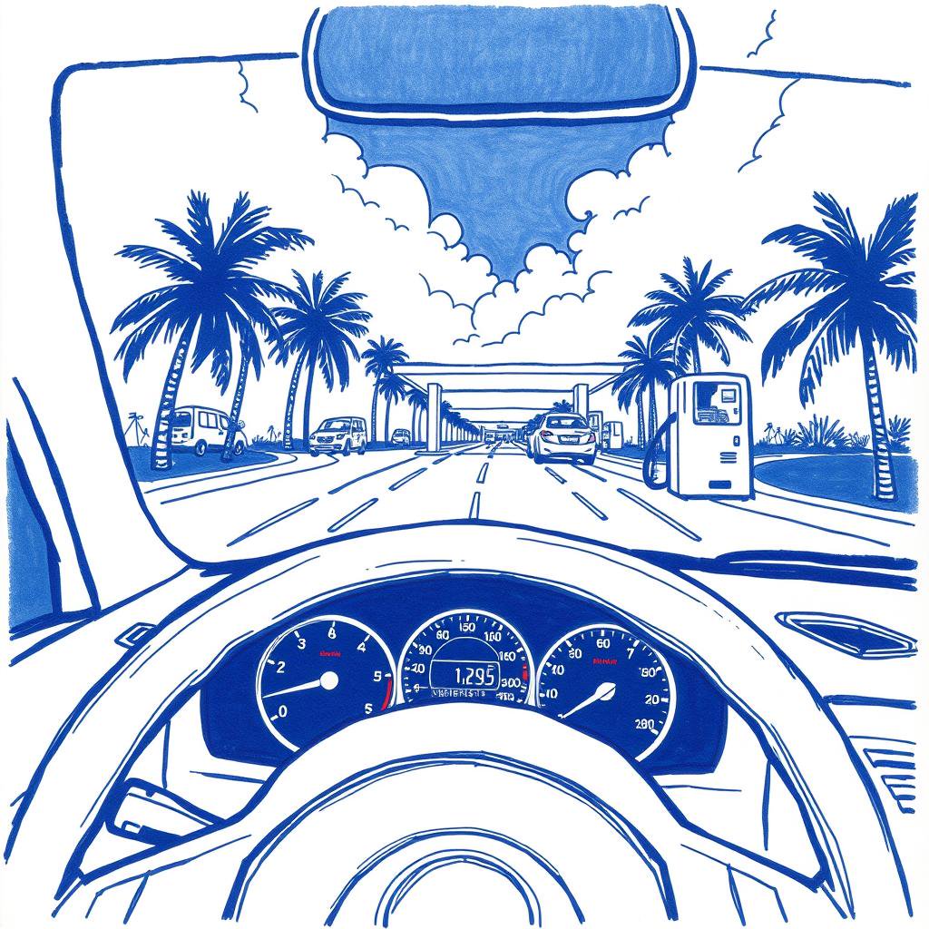Problème de jauge d'essence sur voiture de location