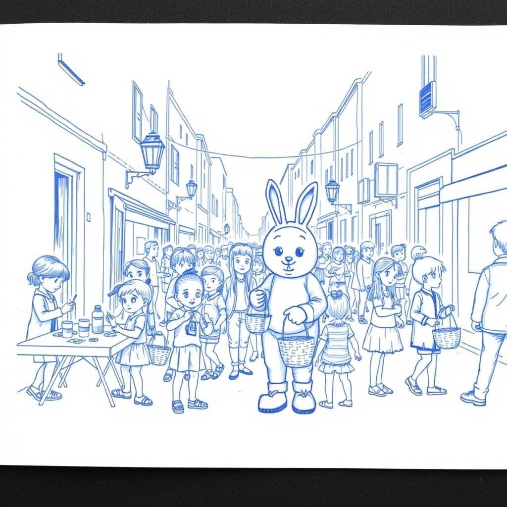 Ateliers créatifs de Pâques pour enfants dans les rues de Saint-Denis