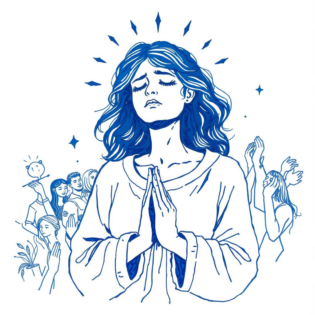 Femme en détresse spirituelle cherche soutien