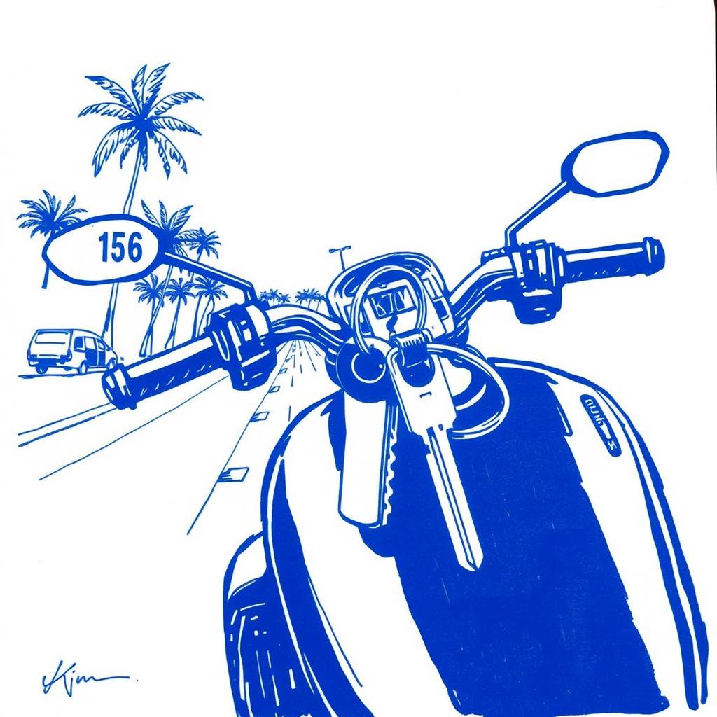 Clés de moto perdues sur la 4 voies entre Saint-Denis et Saint-Benoît
