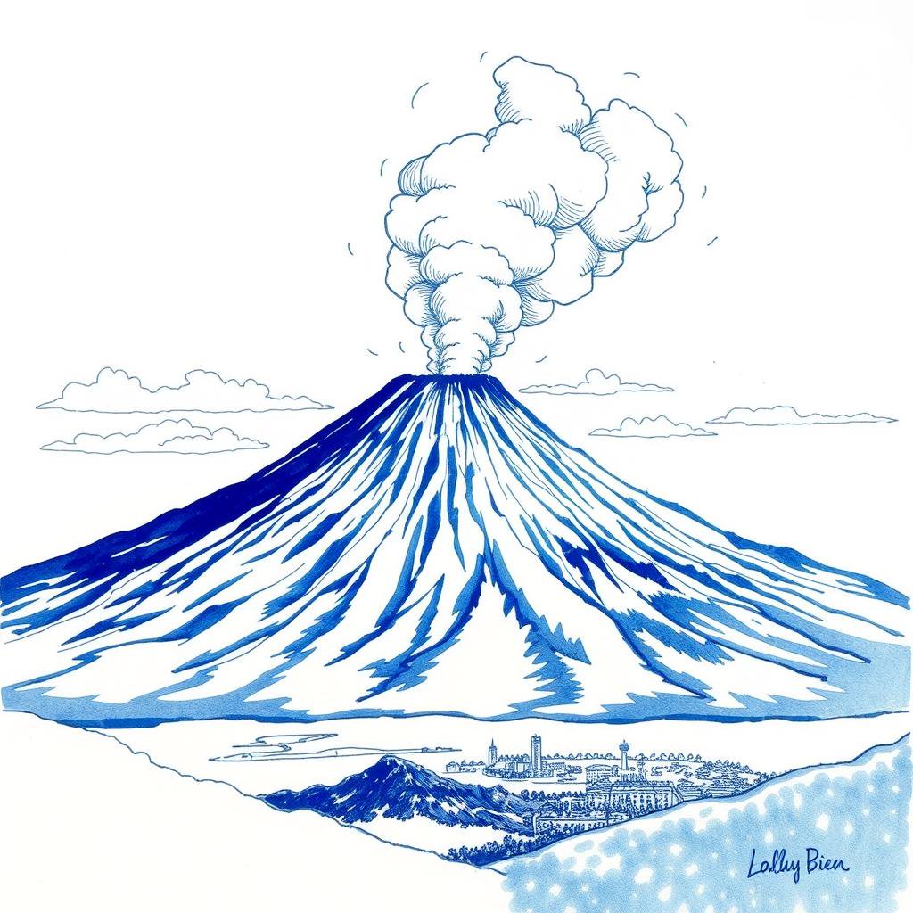 Observation d'un important panache de fumée au-dessus du Piton de la Fournaise