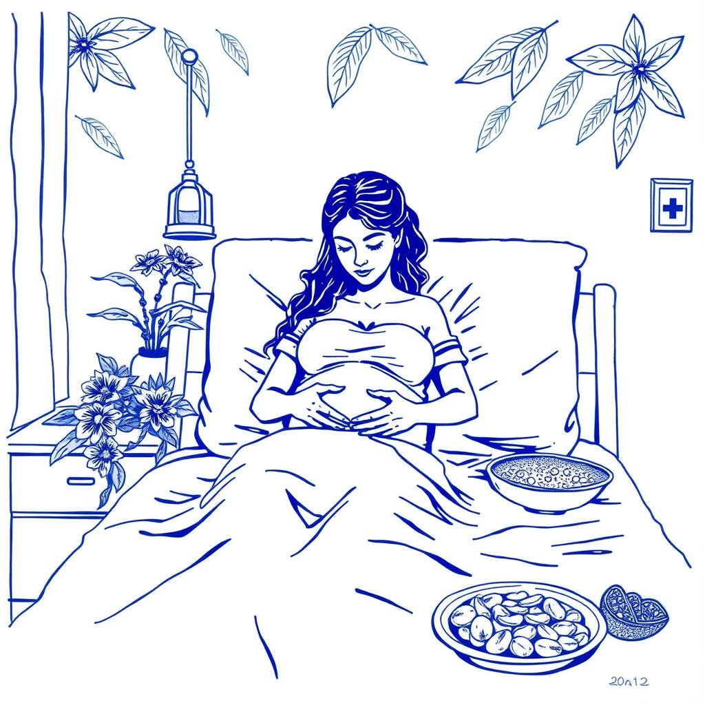 Soutien pour une future maman en hospitalisation longue durée