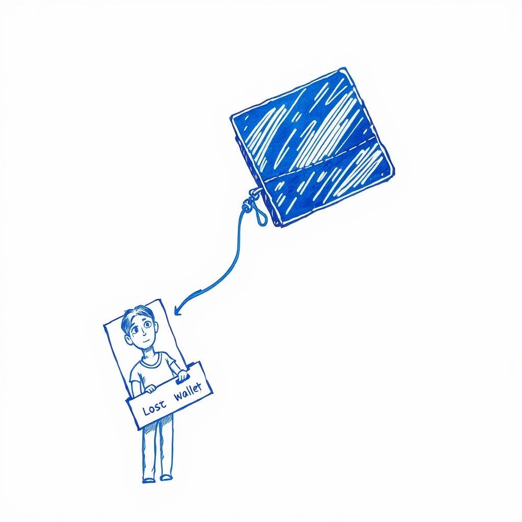 Portefeuille perdu avec pièce d'identité