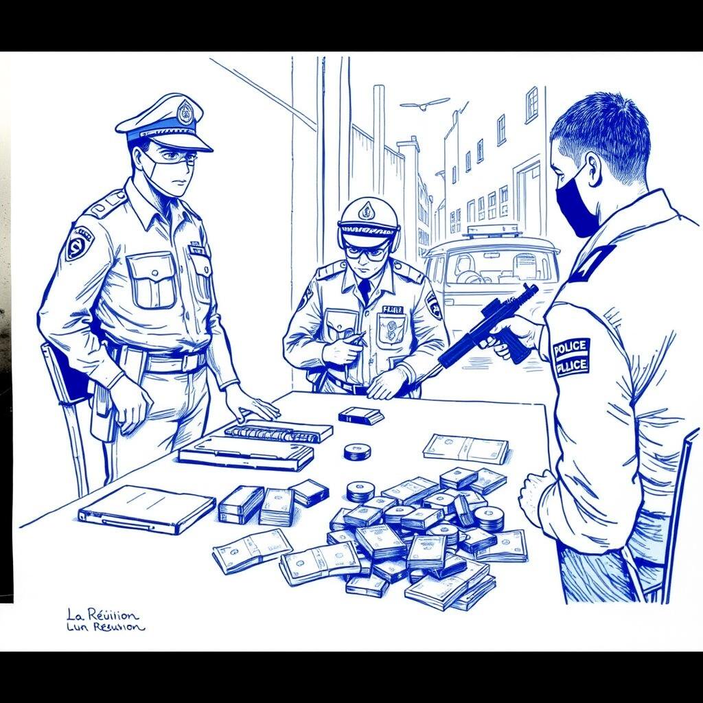 Démantèlement d'un important trafic de drogue entre Saint-Denis et Le Port à La Réunion