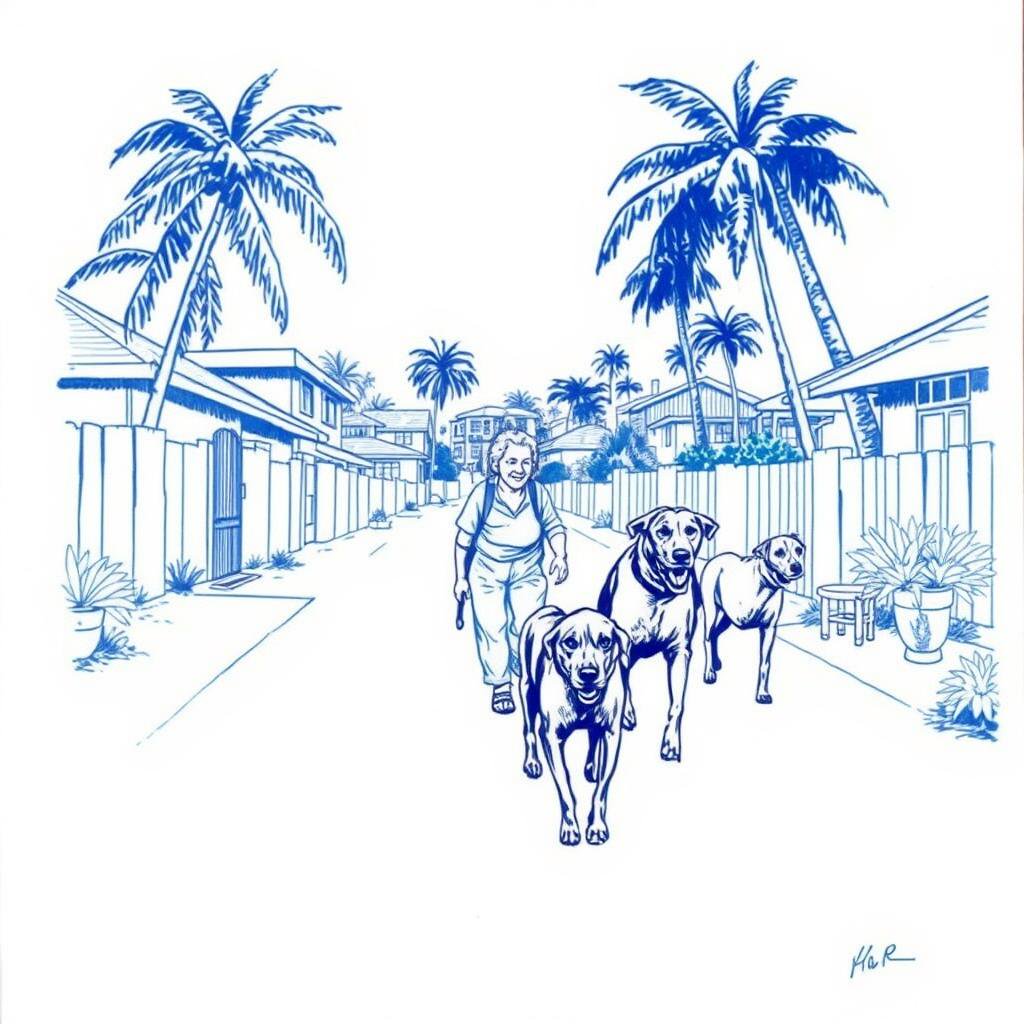 Alerte chiens dangereux dans le quartier