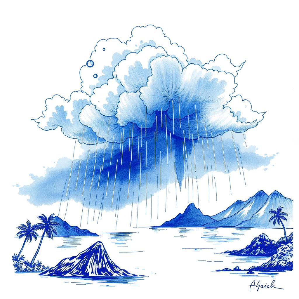 La Réunion en vigilance jaune pour fortes pluies et orages jusqu'à 18h ce soir