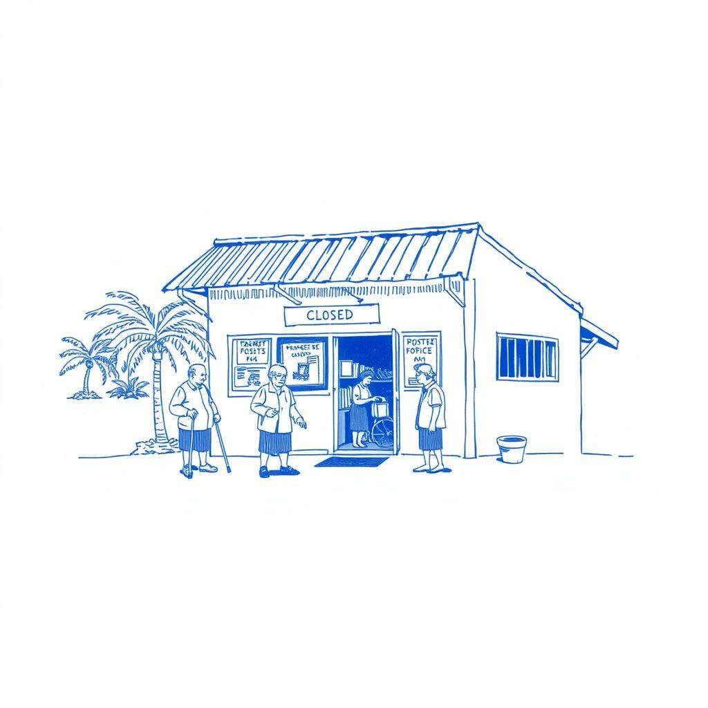 Bureau de poste fermé sans préavis