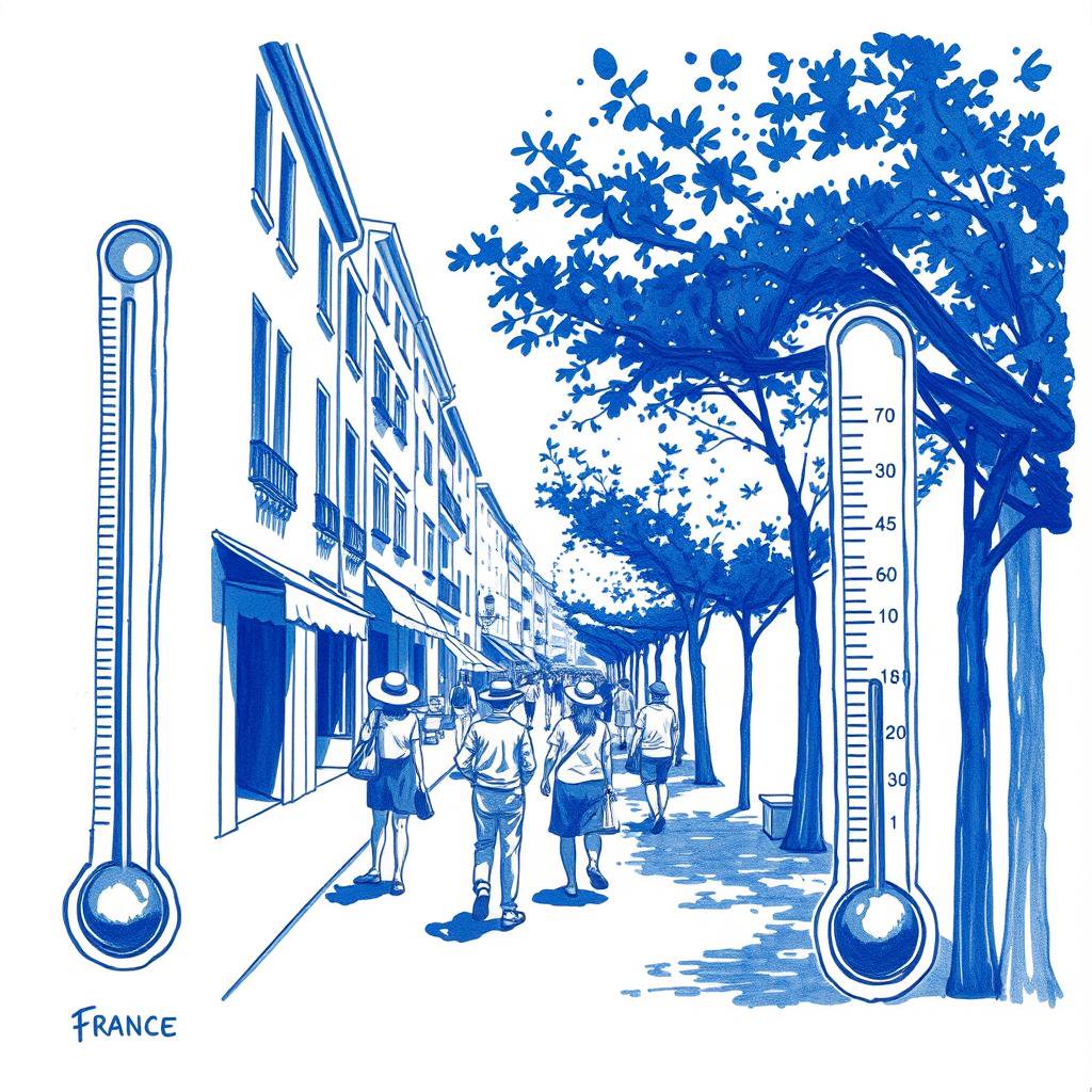 Vigilance orange canicule pour 13 départements en France métropolitaine