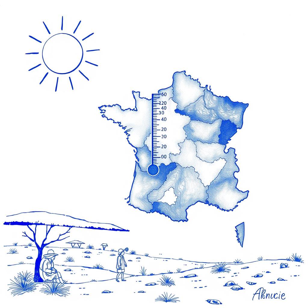 Vague de chaleur en France : 17 départements en alerte orange canicule