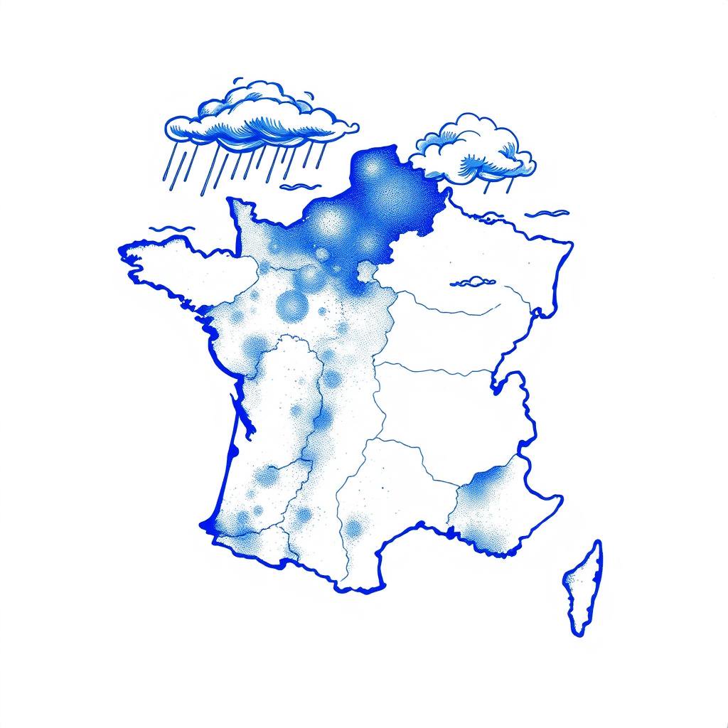 Contraste météorologique marqué en France : des températures variant de 15 à 30 degrés